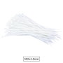 Hantums Bolsa de 100 bridas de nylon 380x4.8mm Natural