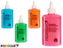 Pincello Cola Purpurina 4 Colores Claros 14.5 x 6 x 3 cm (Set de 24)