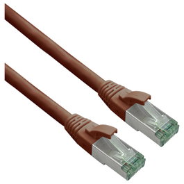 Helos Cable de red Cat.7 Superflex 10m Marrón