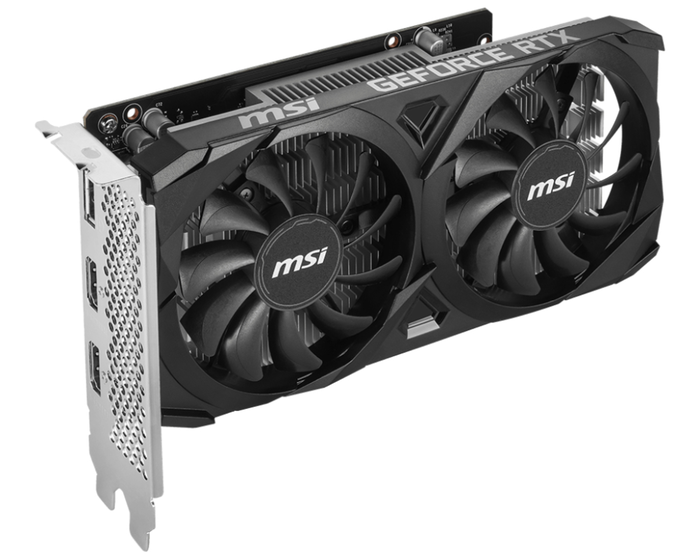 MSI Tarjeta Gráfica VENTUS GeForce RTX 3050 2X E 6G OC NVIDIA 6GB GDDR6