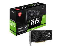 MSI VENTUS GeForce RTX 3050 2X E 6G OC 6 GB GDDR6