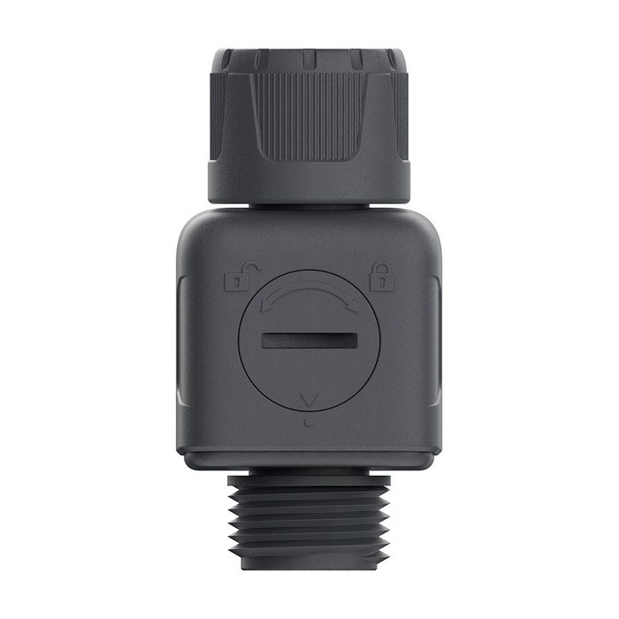 Aqua Control Medidor de Caudal de Agua Digital Conexión 3/4 Pulg Pantalla LCD para Riegos