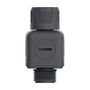 Aqua Control Medidor de Caudal de Agua Digital Conexión 3/4 Pulg Pantalla LCD para Riegos