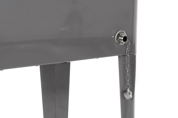DKD Home Decor Nevera Terraza Y Jardin Gris Oscuro 43 x 80 x 74 cm