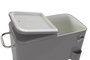 DKD Home Decor Nevera Terraza Y Jardin Gris Oscuro 43 x 80 x 74 cm