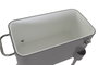 DKD Home Decor Nevera Terraza Y Jardin Gris Oscuro 43 x 80 x 74 cm