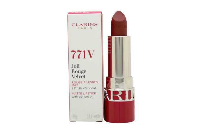 Clarins Matte Joli Rouge Velvet Lipstick 3.5g - 771V Dahlia Red Clarins Matte Joli Rouge Velvet Lipstick 3.5g - 771V Dahlia Red