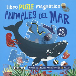 SUSAETA EDICIONES, Libro puzle magnético. Animales del mar