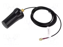 QOLTEC Antena de comunicación 4G LTE negra con conexión SMA