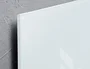 Q-connect Pizarra Blanca Magnética de Cristal Templado 90x60 cm con Marco de Aluminio
