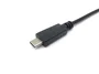 Equip 133392 Adaptador USB-C (2.0) a Serie RS232 DB9 Macho - Cable Negro 1.5m para Windows, macOS, Linux - Chipset Prolific PL2303GT