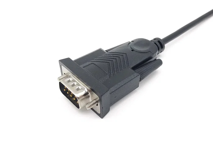 Equip 133392 Adaptador USB-C (2.0) a Serie RS232 DB9 Macho - Cable Negro 1.5m para Windows, macOS, Linux - Chipset Prolific PL2303GT