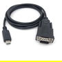 EQUIP Adaptador USB-C a Serie RS232 DB9 Macho/Macho 1.50m Negro