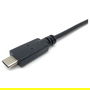 EQUIP Adaptador USB-C a Serie RS232 DB9 Macho/Macho 1.50m Negro