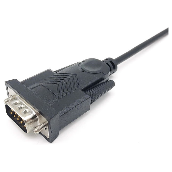 EQUIP Adaptador USB-C a Serie RS232 DB9 Macho/Macho 1.50m Negro