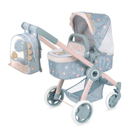 Decuevas Coche de Muñeca 3X1 Plegable Coco con Mochila