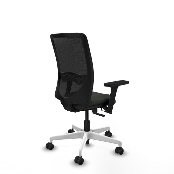 PIQUERAS Y CRESPO Silla de oficina Zulema con mecanismo Sincro/Traslack y Brazos 3D, Negro