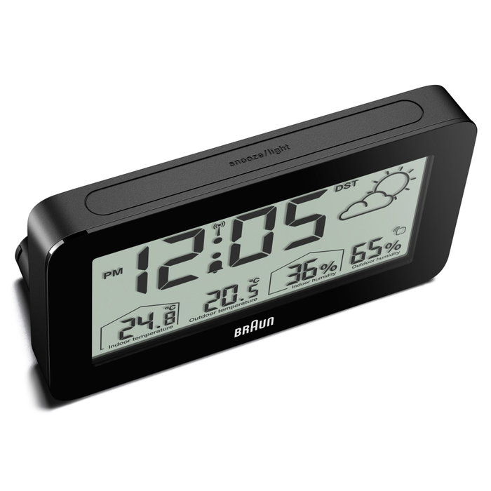 Braun BC 13 BP DCF Radio Weather Station black