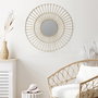 Home Deco Factory Espejo Ratán Natural 75 cm