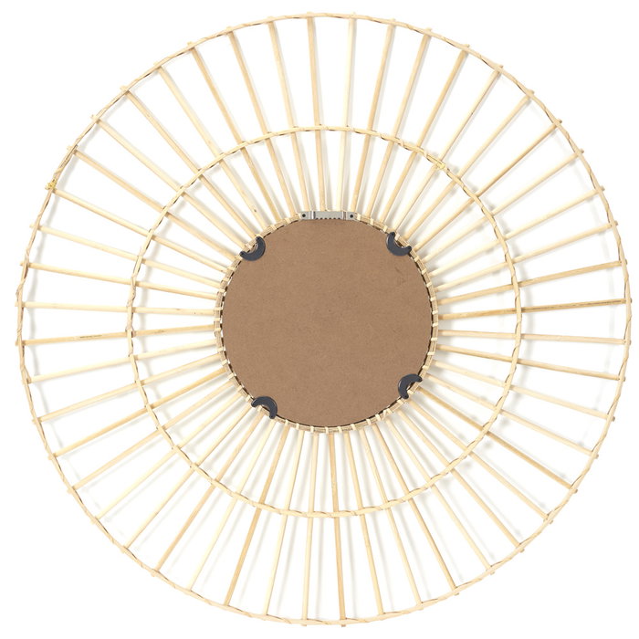 Home Deco Factory Espejo Ratán Natural 75 cm