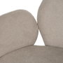 Silla Beige Tejido-Metal 66 X 60 X 79 cm (Set de 2)