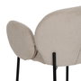 Silla Beige Tejido-Metal 66 X 60 X 79 cm (Set de 2)