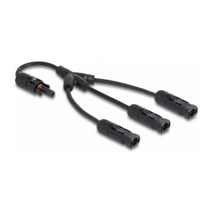 DeLOCK Cable Divisor Solar DL4 1 x Hembra a 3 x Macho 35 cm Negro DeLOCK Cable Divisor Solar DL4 1 x Hembra a 3 x Macho 35 cm Negro