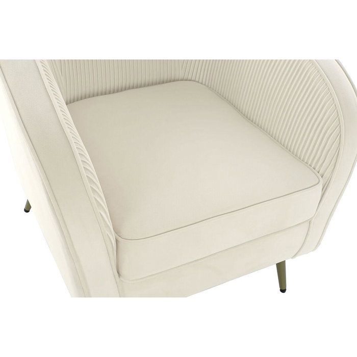 DKD Home Decor Sillon Glam Crema 68 x 73 x 70 cm