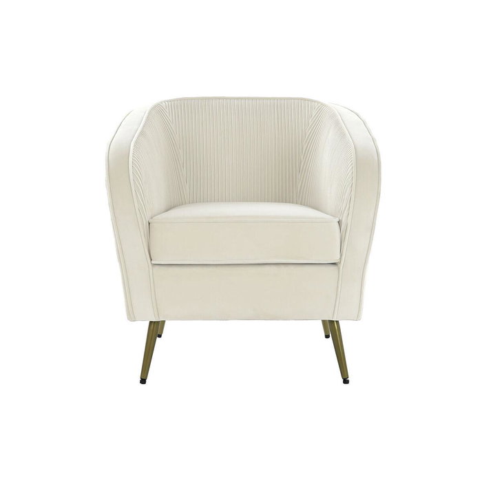 DKD Home Decor Sillon Glam Crema 68 x 73 x 70 cm