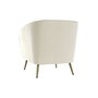 DKD Home Decor Sillon Glam Crema 68 x 73 x 70 cm