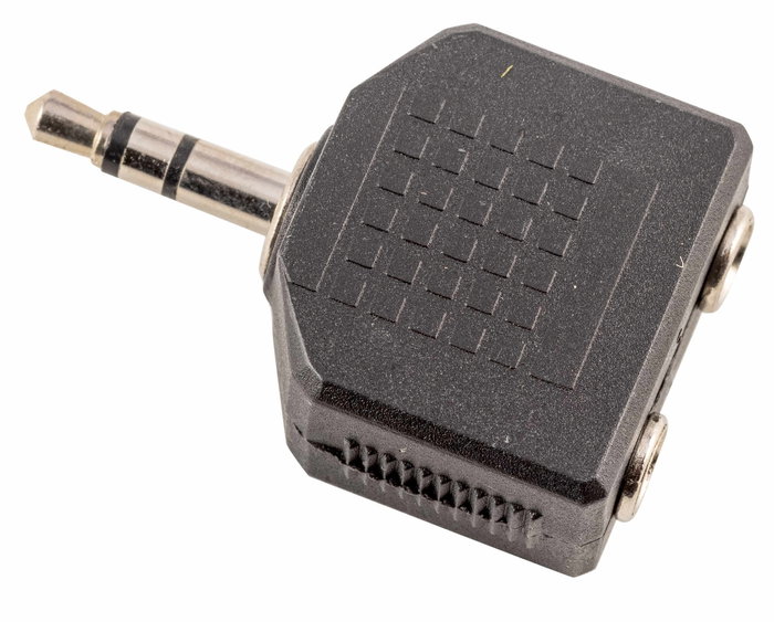 Adaptador Dual Minijack Stereo 3,5 mm Hembra X 2 - Minijack Stereo 3,5 mm A107