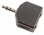 Adaptador Dual Minijack Stereo 3,5 mm Hembra X 2 - Minijack Stereo 3,5 mm A107