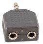 Adaptador Dual Minijack Stereo 3,5 mm Hembra X 2 - Minijack Stereo 3,5 mm A107