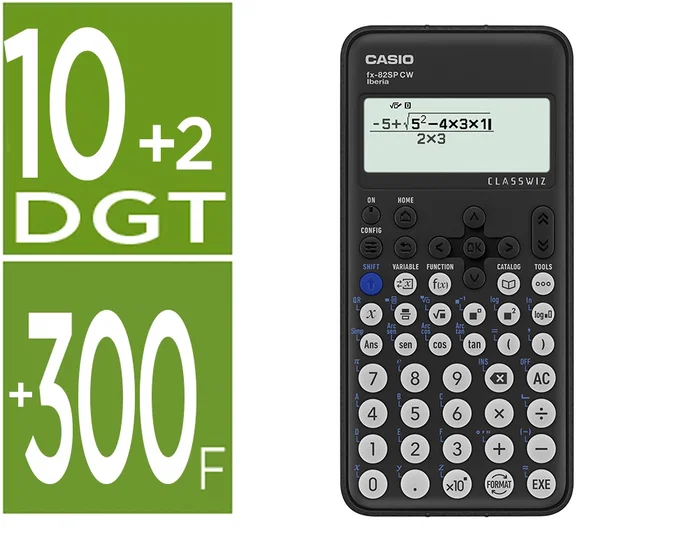 Casio FX-82 SP CW ClassWiz Calculadora Científica Negra