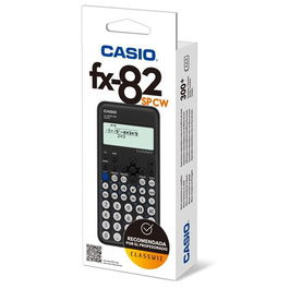 Casio Calculadora Científica Negra FX-82SPCW 15 y 10+2 Dígitos 293 Funciones 9 Memorias