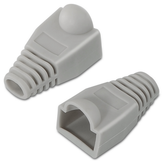 Aisens Funda Protectora RJ45 A140-0306, Gris, 10 Unidades
