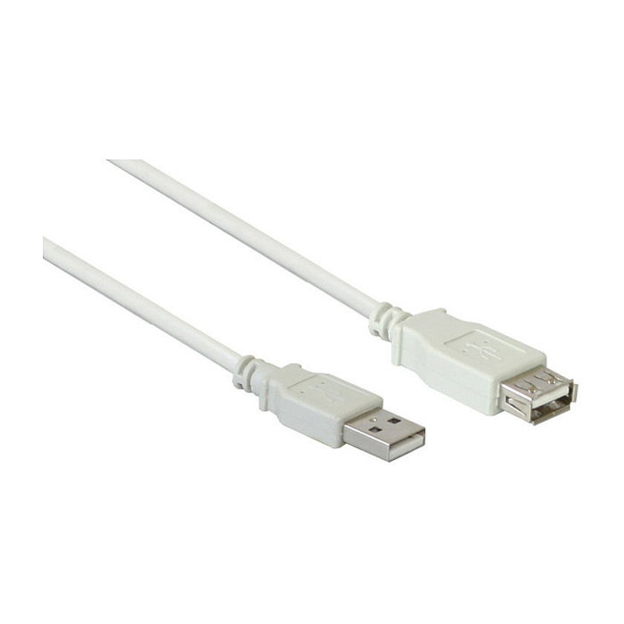 GoodConnections Cable de extensión USB 2.0 Macho A a Hembra A, 5m, gris GoodConnections Cable de extensión USB 2.0 Macho A a Hembra A, 5m, gris
