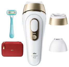 Braun Silk·expert Pro 5 PL5221 Blanco y Oro