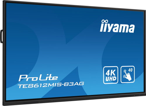iiyama TE8612MIS-B3AG Pantalla Digital Signage 86" 4K UHD Táctil 3840x2160 60Hz VA 8ms 24/7 con Wifi y USB-C Color Negro