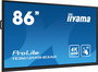 iiyama TE8612MIS-B3AG Pantalla Digital Signage 86" 4K UHD Táctil 3840x2160 60Hz VA 8ms 24/7 con Wifi y USB-C Color Negro