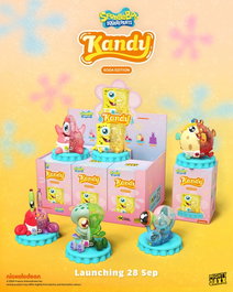 Kandy x Sanrio Blind Box Kandy x Jason Freeny Collection Spongebob (Soda Edition) Expositor (6)