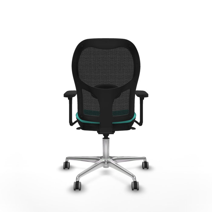 PIQUERAS Y CRESPO Silla de oficina Jorquera con mecanismo Sincro, Turquesa y Negro PIQUERAS Y CRESPO Silla de oficina Jorquera con mecanismo Sincro, Turquesa y Negro