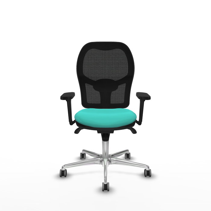 PIQUERAS Y CRESPO Silla de oficina Jorquera con mecanismo Sincro, Turquesa y Negro PIQUERAS Y CRESPO Silla de oficina Jorquera con mecanismo Sincro, Turquesa y Negro