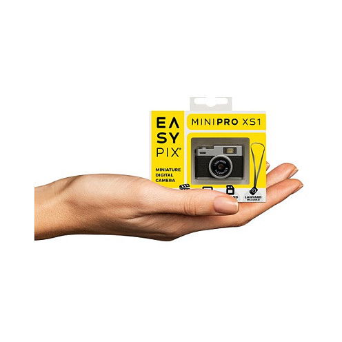 Easypix MiniPro XS1 Cámara Compacta de 1 MP Full HD, Peso 18 g, Pantalla 0.96", USB Tipo-C, Incluye Correa Easypix MiniPro XS1 Cámara Compacta de 1 MP Full HD, Peso 18 g, Pantalla 0.96", USB Tipo-C, Incluye Correa
