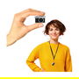 Easypix MiniPro XS1 Cámara Compacta de 1 MP Full HD, Peso 18 g, Pantalla 0.96", USB Tipo-C, Incluye Correa