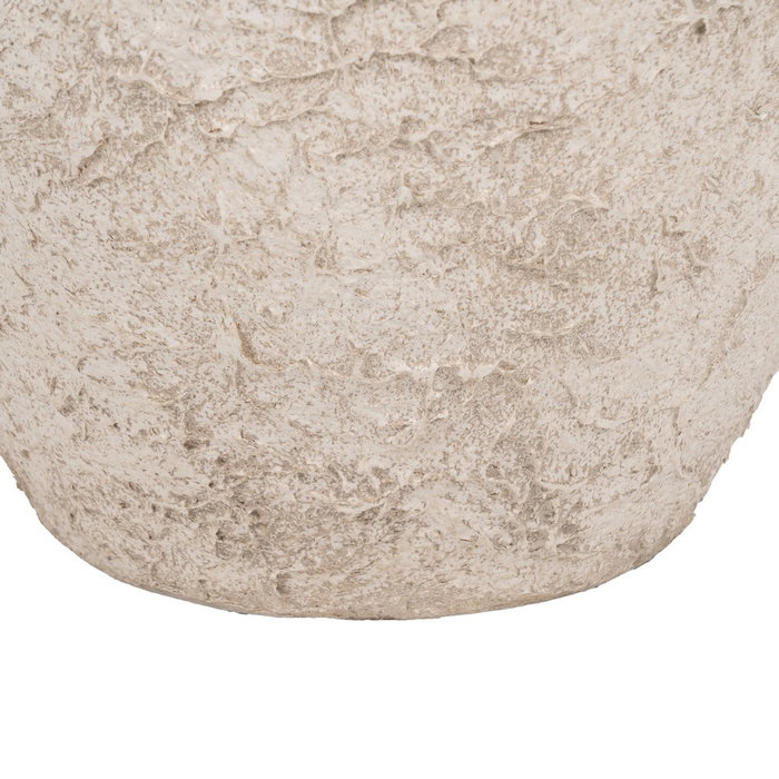 Macetero Blanco Rústico Cerámica 40 X 40 X 50 cm