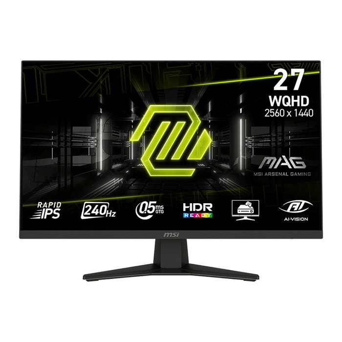 MSI MAG 274QFDE X24 Monitor Gaming Rapid IPS WQHD 27 pulgadas MSI MAG 274QFDE X24 Monitor Gaming Rapid IPS WQHD 27 pulgadas