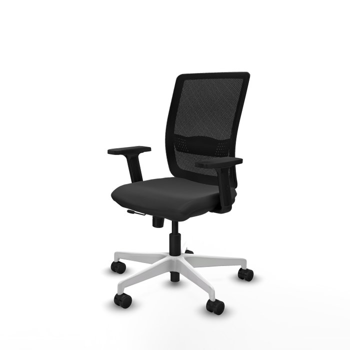 PIQUERAS Y CRESPO Silla de oficina Haches con mecanismo Sincro/Traslack Gris oscuro y Negro PIQUERAS Y CRESPO Silla de oficina Haches con mecanismo Sincro/Traslack Gris oscuro y Negro