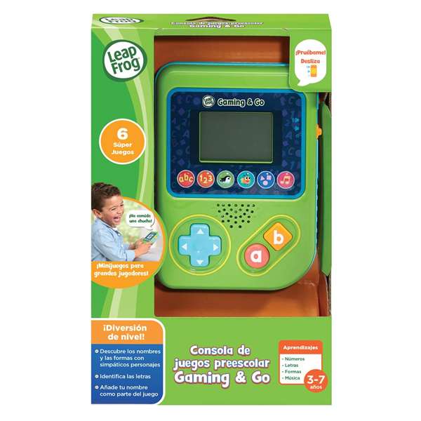 VTech Consola de Juegos Preescolar Gaming and Go - Educativa con Música y Luces para Niños 3 a 7 Años - Español - Incluye Pilas AAA VTech Consola de Juegos Preescolar Gaming and Go - Educativa con Música y Luces para Niños 3 a 7 Años - Español - Incluye Pilas AAA