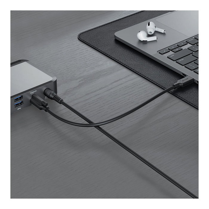 Alogic DX3 Triple 4K Display Docking Station 100W USB-C Space Gray